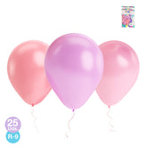 GLOBO #9 PASTEL SURTIDO X25